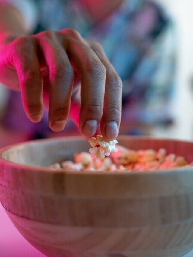 salted popcorn