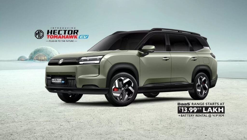 MG Hector Tomahawk EV Specifications