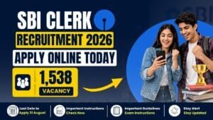 SBI Clerk Recruitment 2026