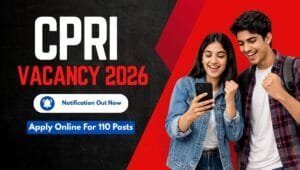 CPRI Vacancy 2026