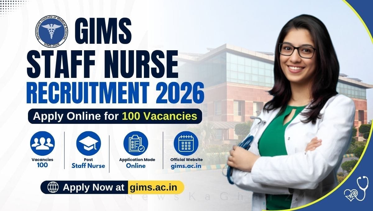 GIMS Recruitment 2026 Staff Nurse