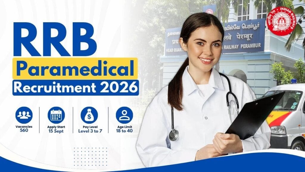 RRB Paramedical Recruitment 2026